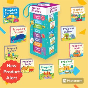 Quran Stories Book Tower (Set of 10 chunky board books)