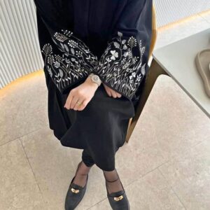 Everyday embroidered abayas
