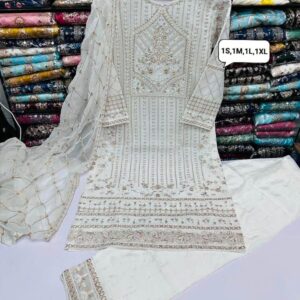 Final Sale- Pakistani chiffon three pieces sizes S - XL
