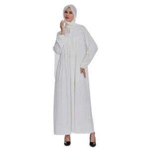 New Hajj friendly abayas and accessories - White