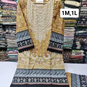 SALE - Pakistani cotton two piece embroidered dresses