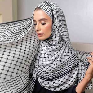 keffiyah chiffon hijab